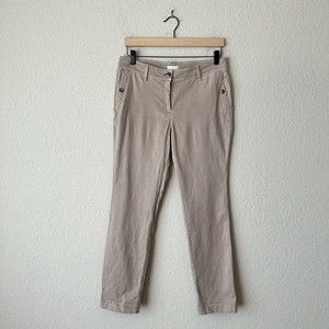 NWT J. Jill Casual Skinny Pants in Light Khaki Sz 10P W6928